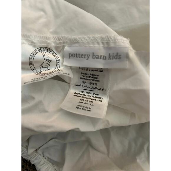 Pottery Barn Peter Rabbit Fitted Crib Sheet Toddler Bed - Picture 2 of 4